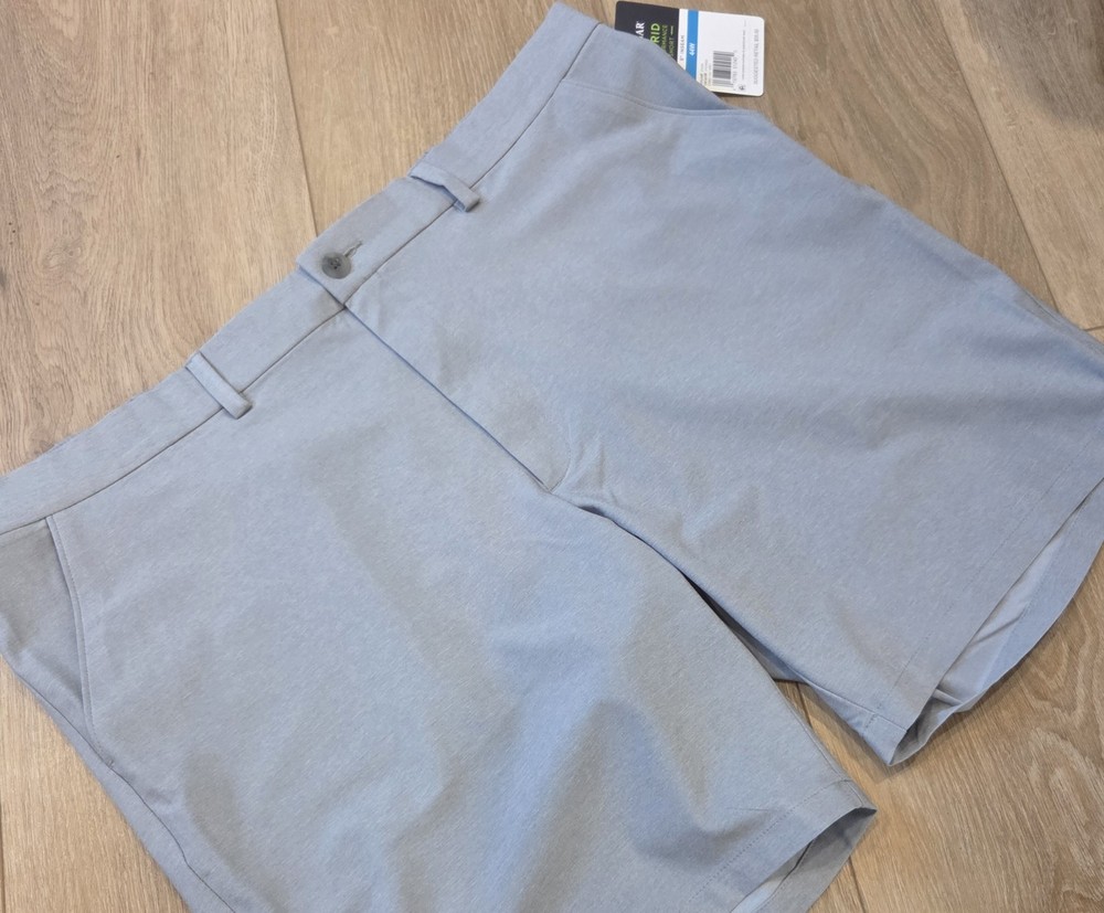 Haggar Men's Hybrid Performance Short Golf/Tennis Grey Size 44 9