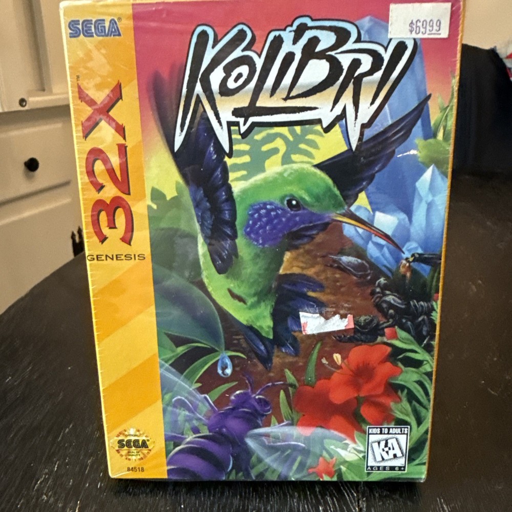 New NIP FACTORY SEALED Sega 32X Game KOLIBRI Humming Bird 100% Authentic rare