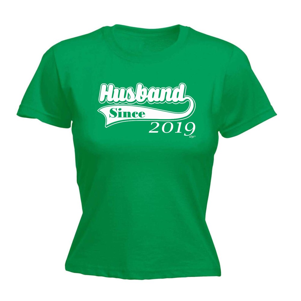 Husband Since 2019 - Womens T Shirt Funny T-Shirt Novelty gift tshirt