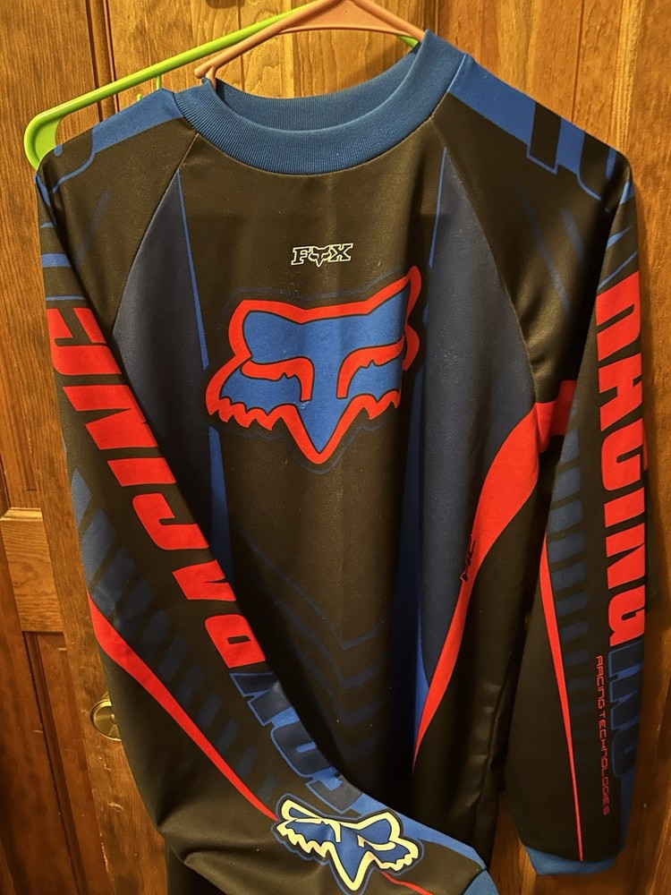 Vintage 90’s Fox Racing  Flaming Long Sleeve