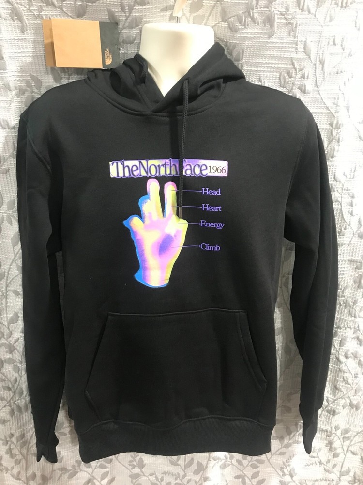 The North Face Men's Size S Black Outdoors Together Hoodie Sweatshirt NWT
