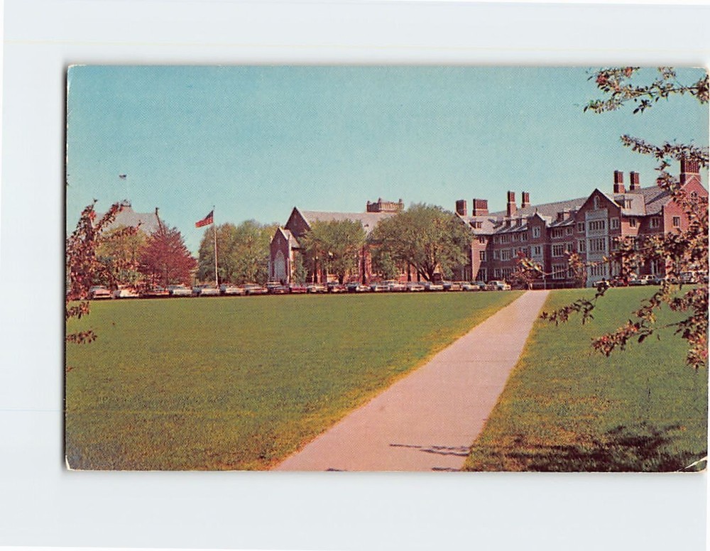 Postcard Worcester  Polytechnic Institute Worcester Massachusetts USA