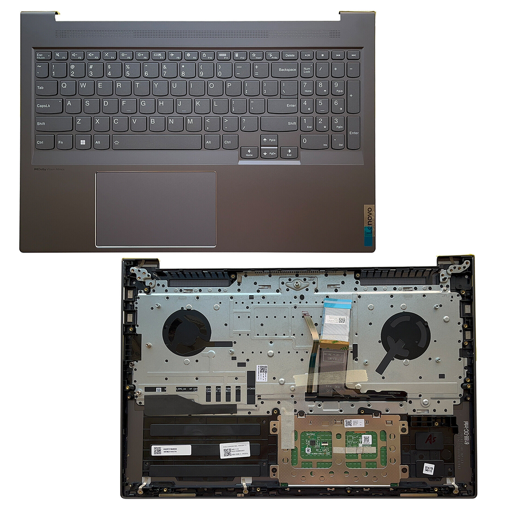 New For Lenovo Slim 7 16IAH7 Palmrest Backlit Keyboard Top Cover 5CB1J38238