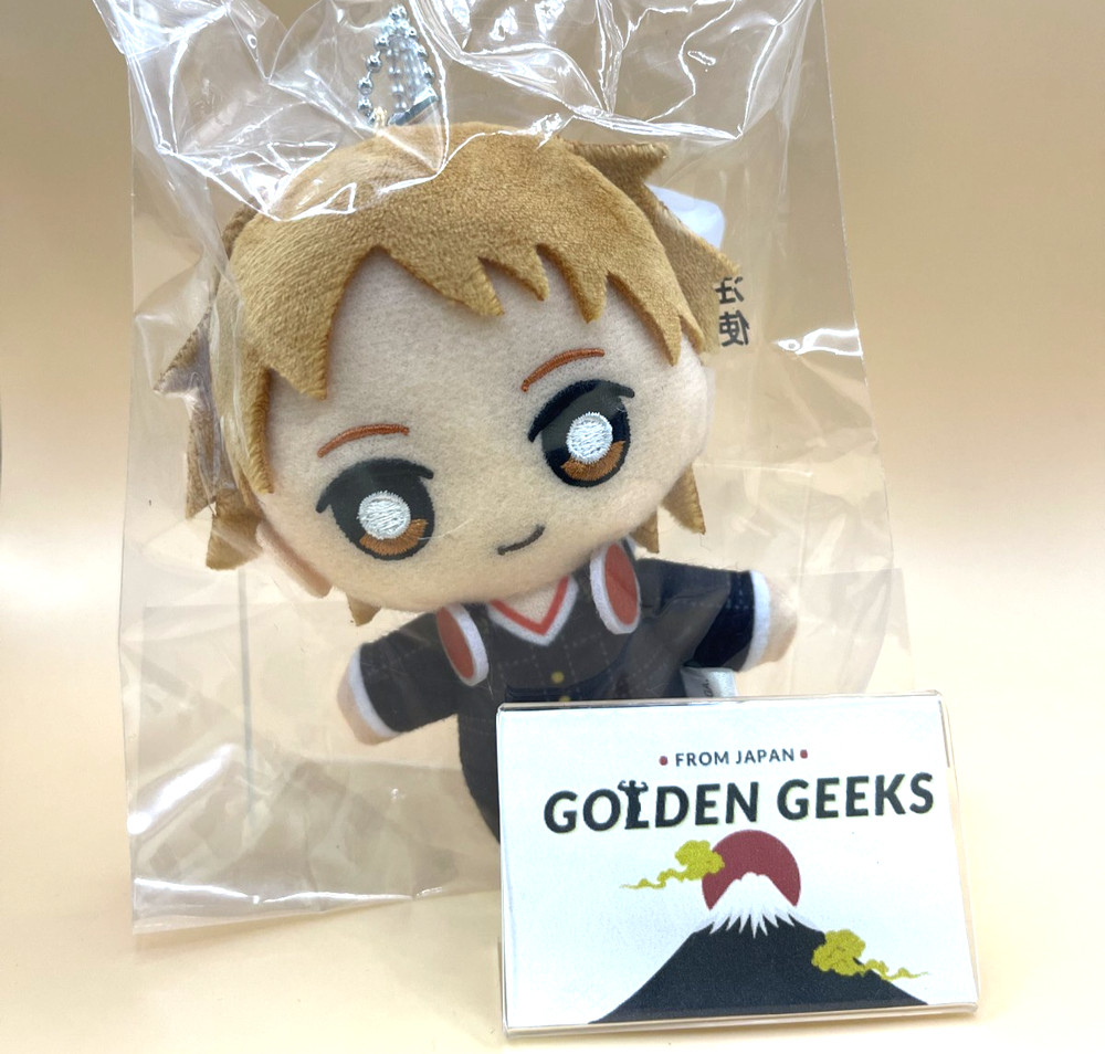 PERSONA 4 GOLDEN P4G Hanamura Yousuke Plush Doll Keychain From Japan NEW
