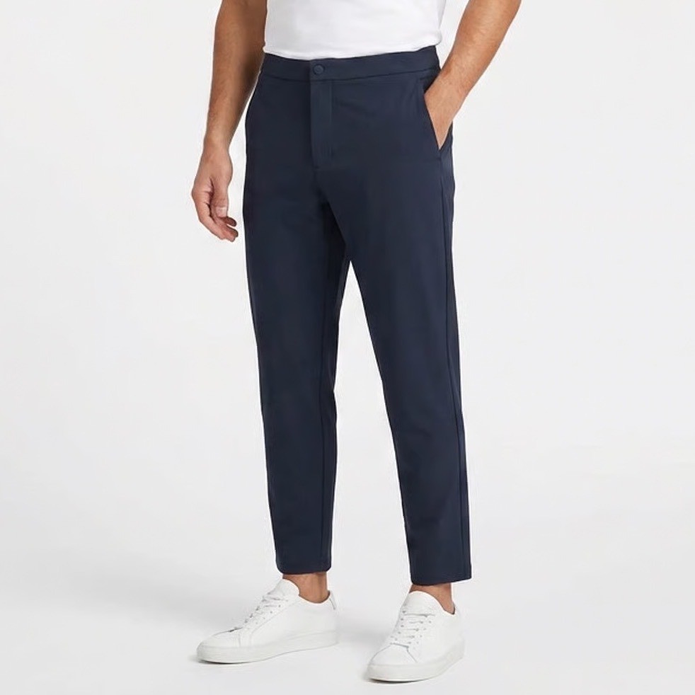 VRST Mens Limitless Slim Taper Pant Dark Navy Blue XL Stretch NEW