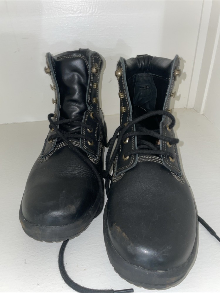 Dr. Comfort 9510 Boss Comfort Control Men's Black Leather Diabetic Boots Sz 9.5W