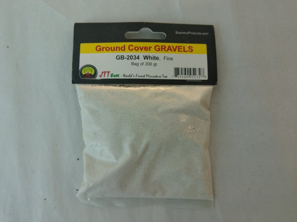 JTT Scenery Products GB-2034 White Ground Cover Gravel