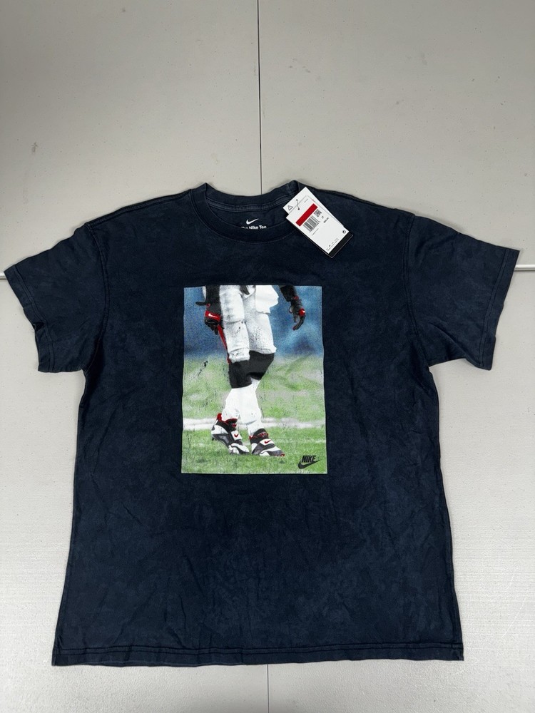 Nike Max90 Diamond Turf T-Shirt Black Deion Sanders Prime Football Size L NWT