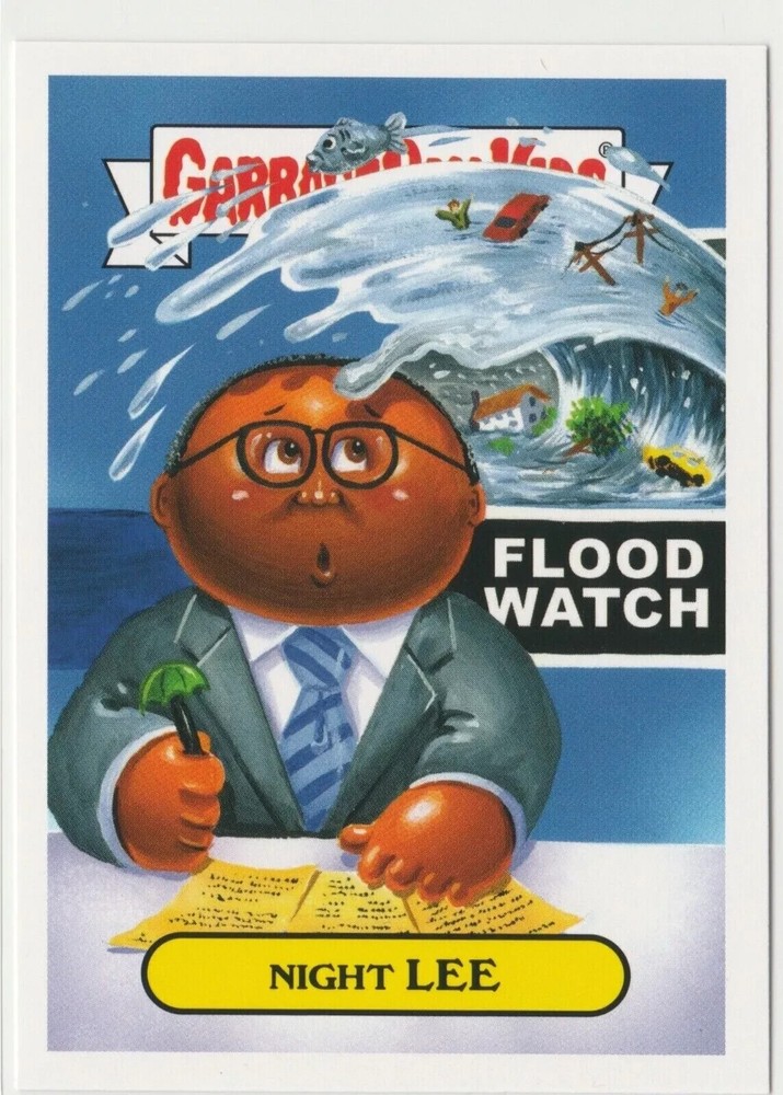 Night Lee 1a Garbage Pail Kids GPK 2016 Prime Slime Trashy TV Trading Card
