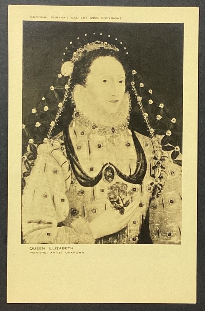 Queen Elizabeth Portrait Vintage Standard Postcard Unposted