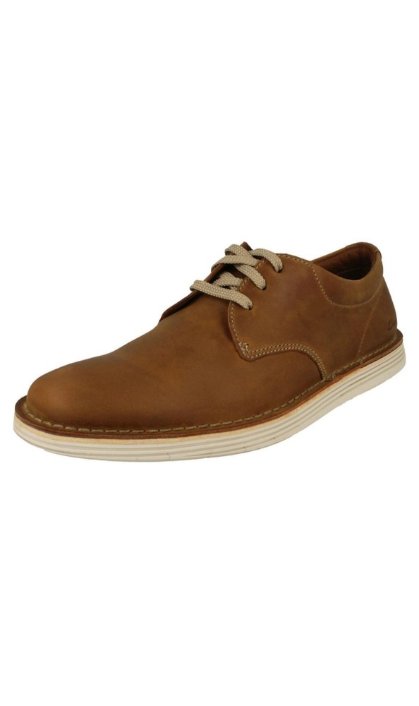 Mens Clarks Stylish Lace Up Shoes - Forge Vibe Size 15