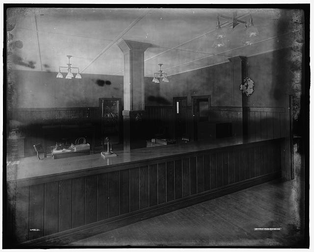 Photo:Detroit Michigan Buhl Stamping Co Office 1900s Interior Counter