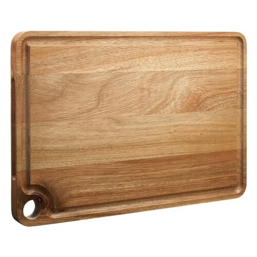 Premium Acacia Wood Cutting Board 15x10 Inches with Hanging Hole-image