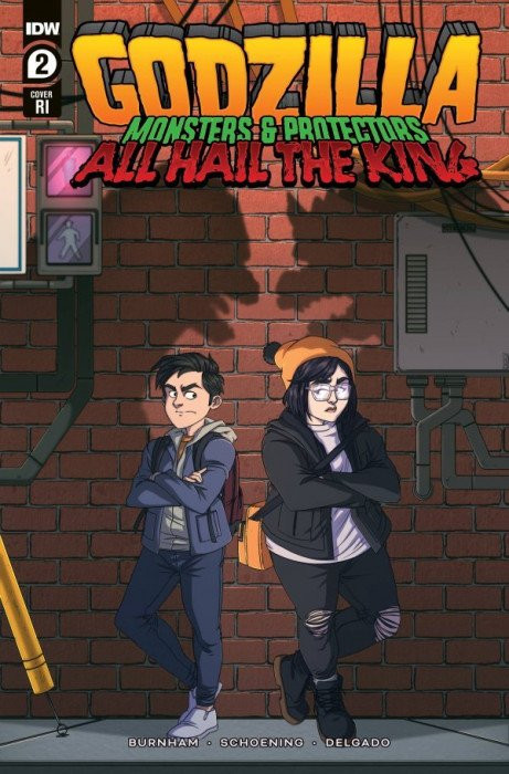 Godzilla Monsters Protectors All Hail King 2C VFNM IDW RI 1 10 Variant