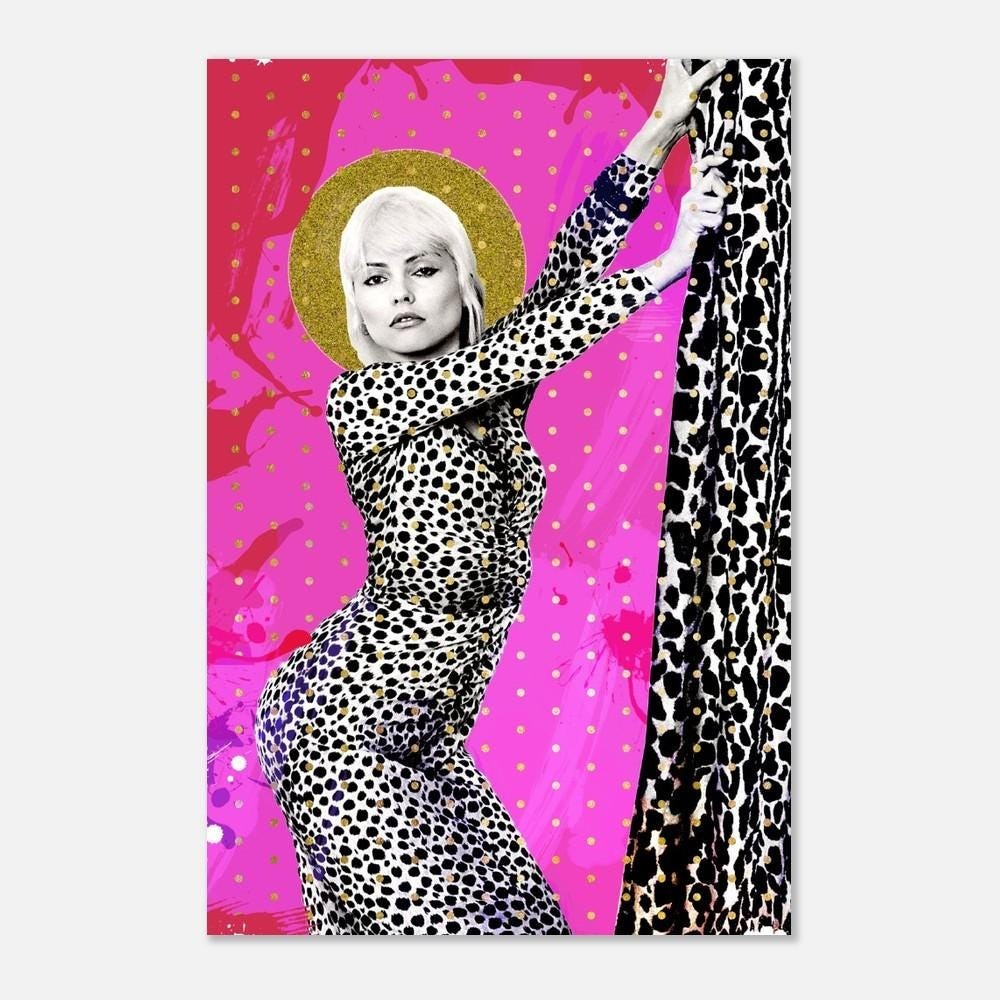 Debbie Harry Blondie Pop Art Poster Print Music Wall Decor 24x36 Unframed