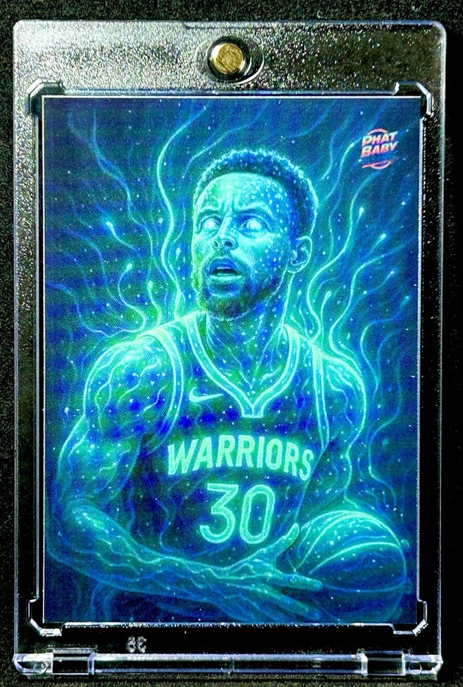 Steph Curry Anime Sport Glow Cartoon  Mag - Golden State Warriors SP