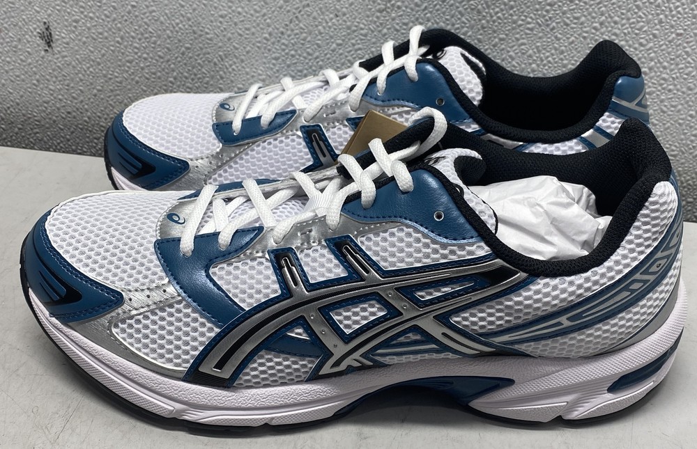Asics Gel-1130 Men's Size 10 Mesh White/ Teal Athletic Running Sneakers