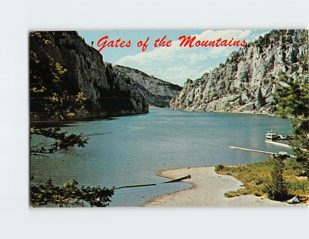 Postcard Gates of the Mountains Near Helena Montana USA