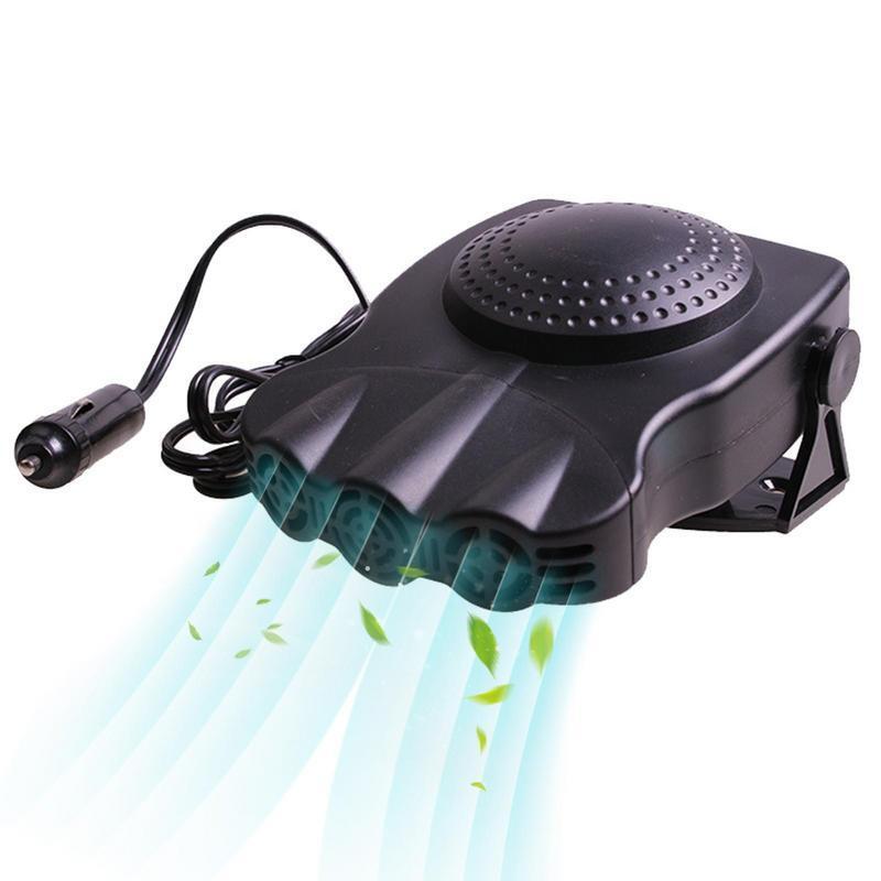 Car Heater 12v /24 Portable Electric Plastic Black  Free Stand Switch Home Plug