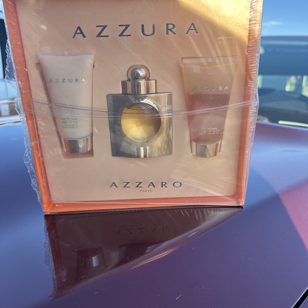 Azzaro Azzura for Women perfume gift set, featuring an Eau de Toilette fragrance