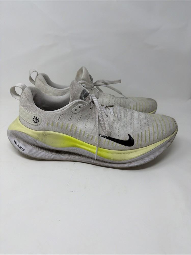Nike ReactX Infinity Run 4 'White Light Lemon Twist' Mens Size 12 Running Shoe