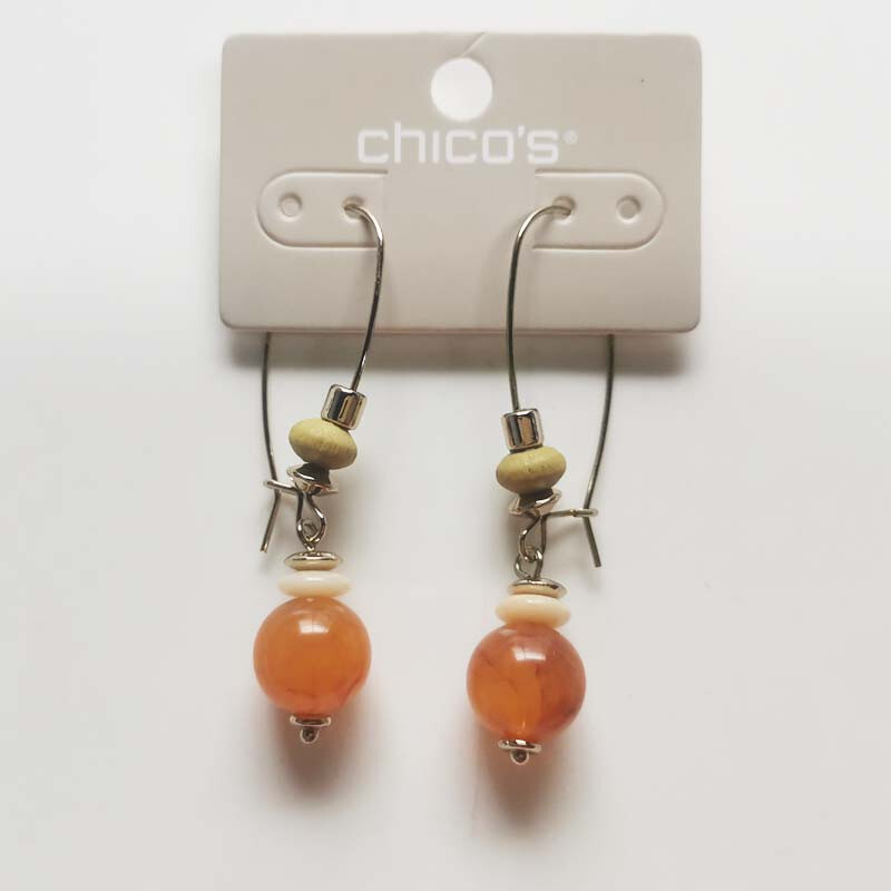New Chicos Beads Drop Dangle Earrings Gift Fashion Women Party Holiday Jewelry