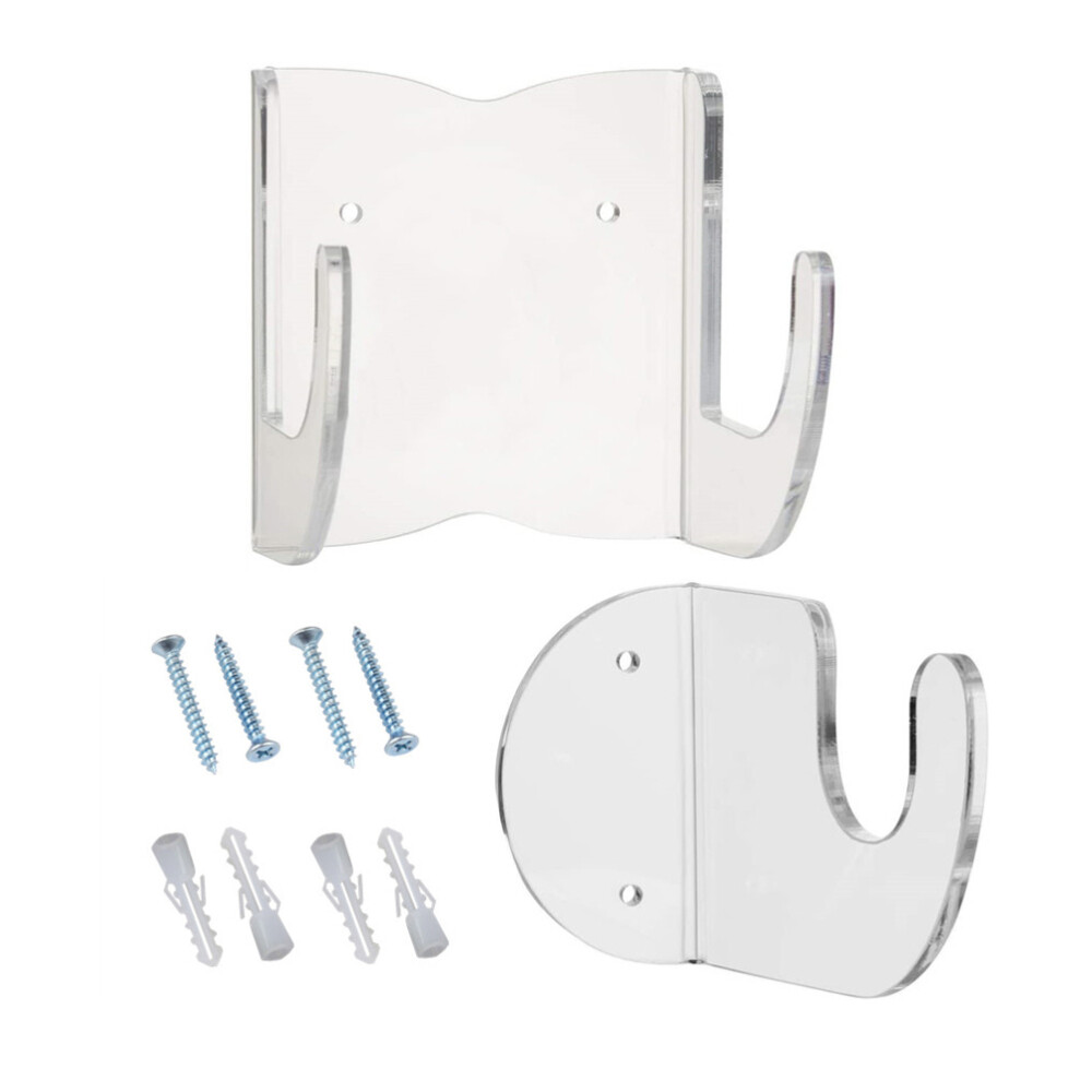 Slanted Guitar Wall Mount Clear Sideways Hangers for Bass Stand Hook Bracket