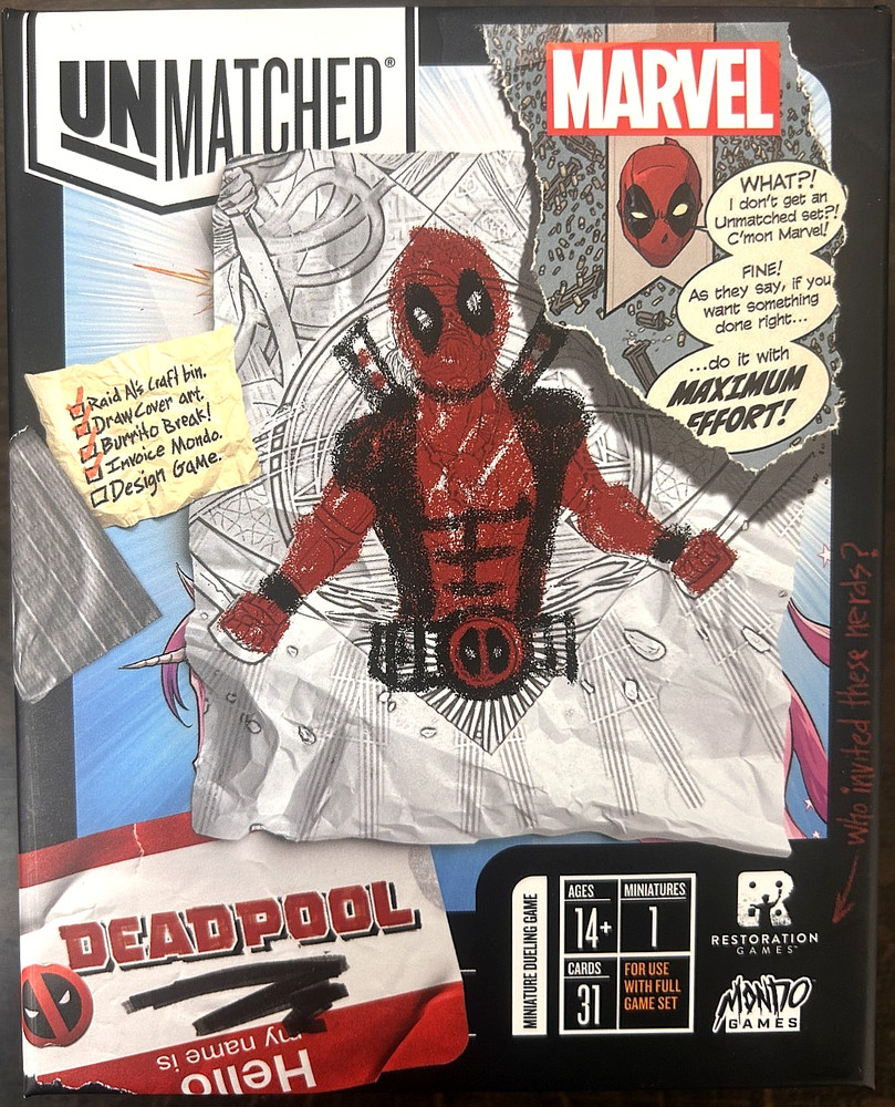 Mondo Games - Unmatched: Deadpool Board Game Expansion (2021) - EXCELLENT!