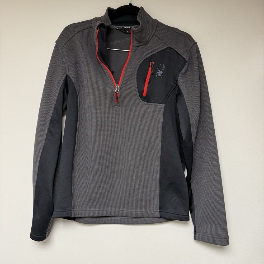 Spyder Men’s Black Zip Up Jacket Size M