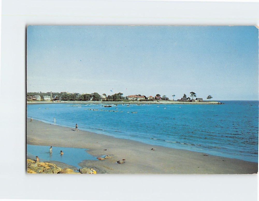 Postcard Fisherman's Beach Swampscott Massachusetts USA