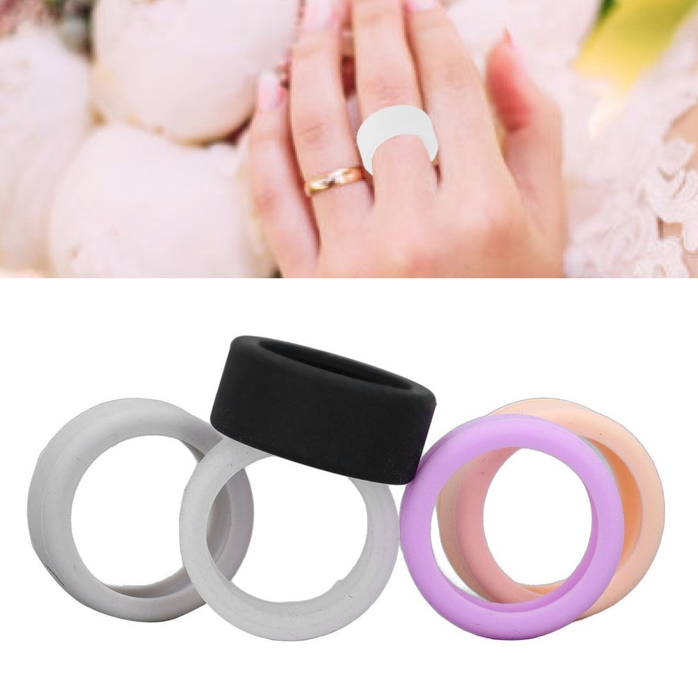 5pcs Silicone Smart Ring Cover Protector Anti-Scratch Elastic Stretchable  