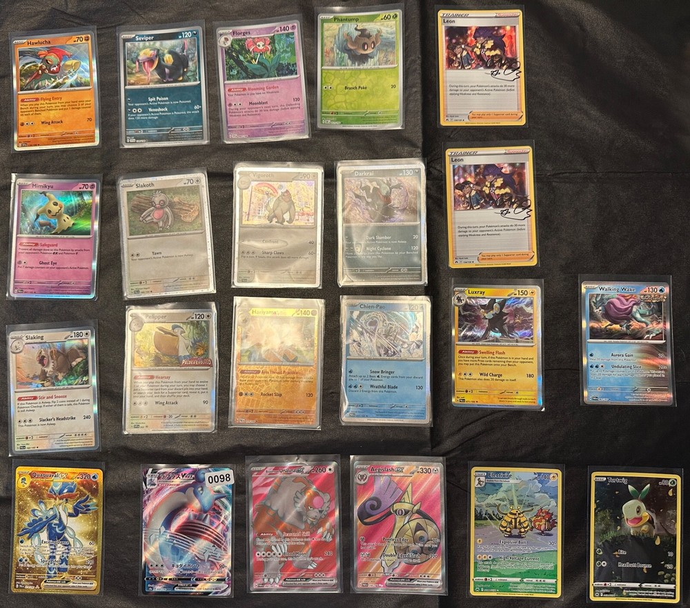 Various Pokemon Cards Lot of 67 Raw