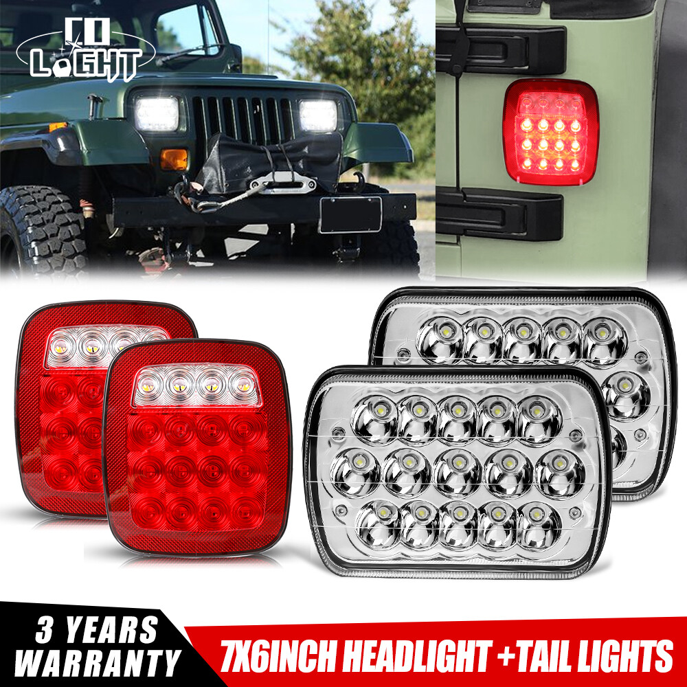 For Jeep Wrangler YJ 1987-1995 Combo 5x7