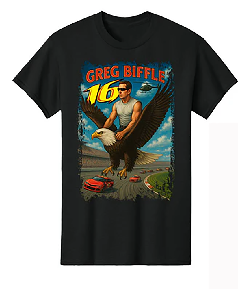Hot Greg Biffle #16 t shirt gifl unisex men 2 side black s-5xl