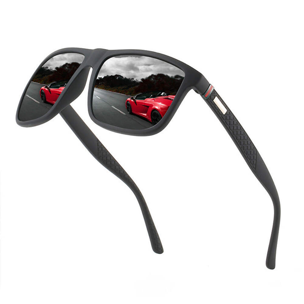 Polarized Driving Sunglasses with UV400 Protection, Resin Lenses, Comfortable PC