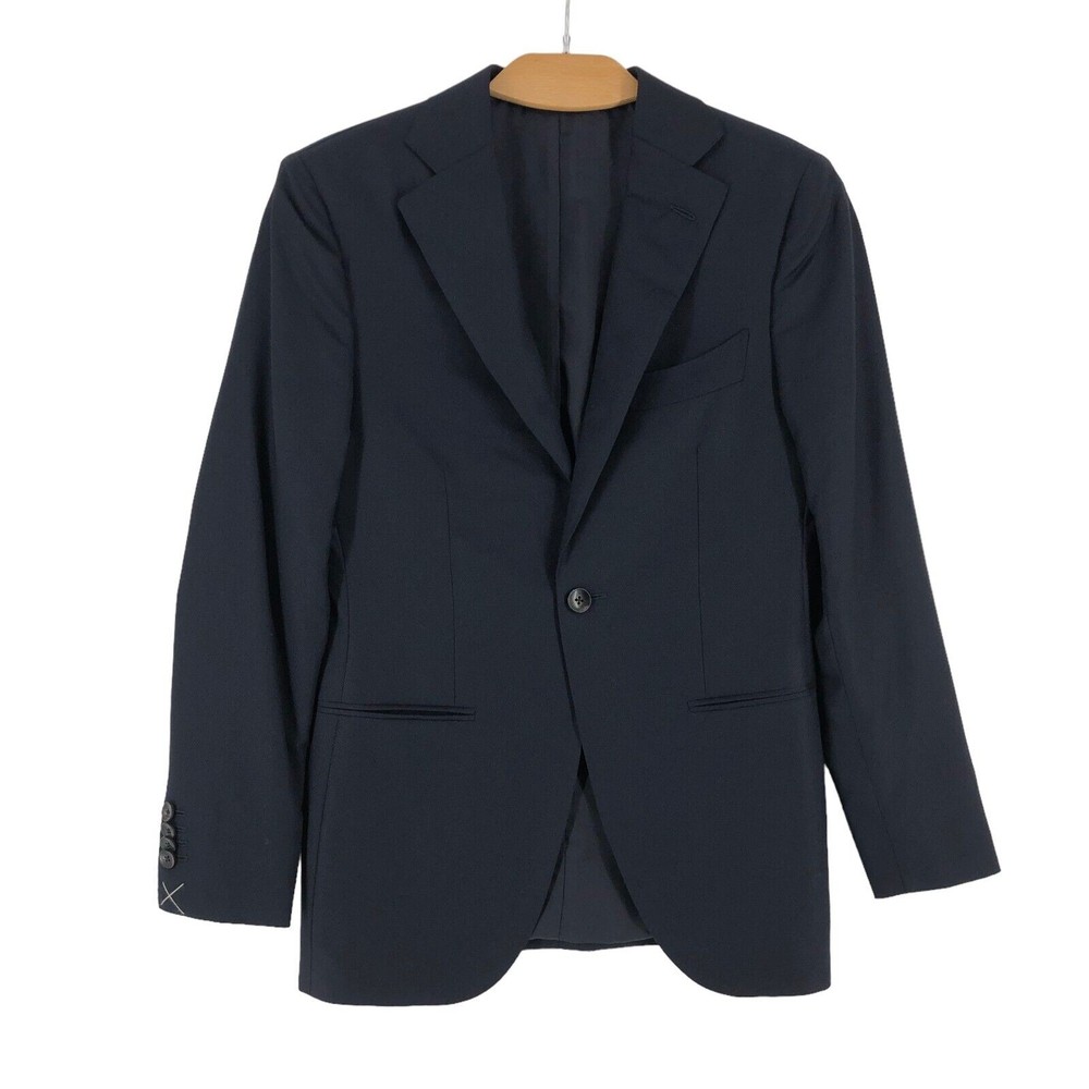 SUITSUPPLY La Spalla Wool Blazer Jacket Size EU:44; UK:34; US:34R