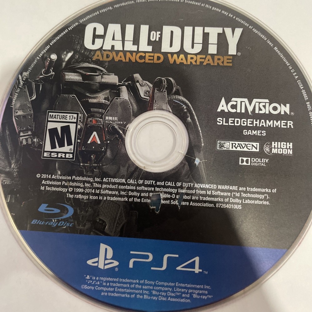 Call of Duty: Advanced Warfare (Sony PlayStation 4, 2014)