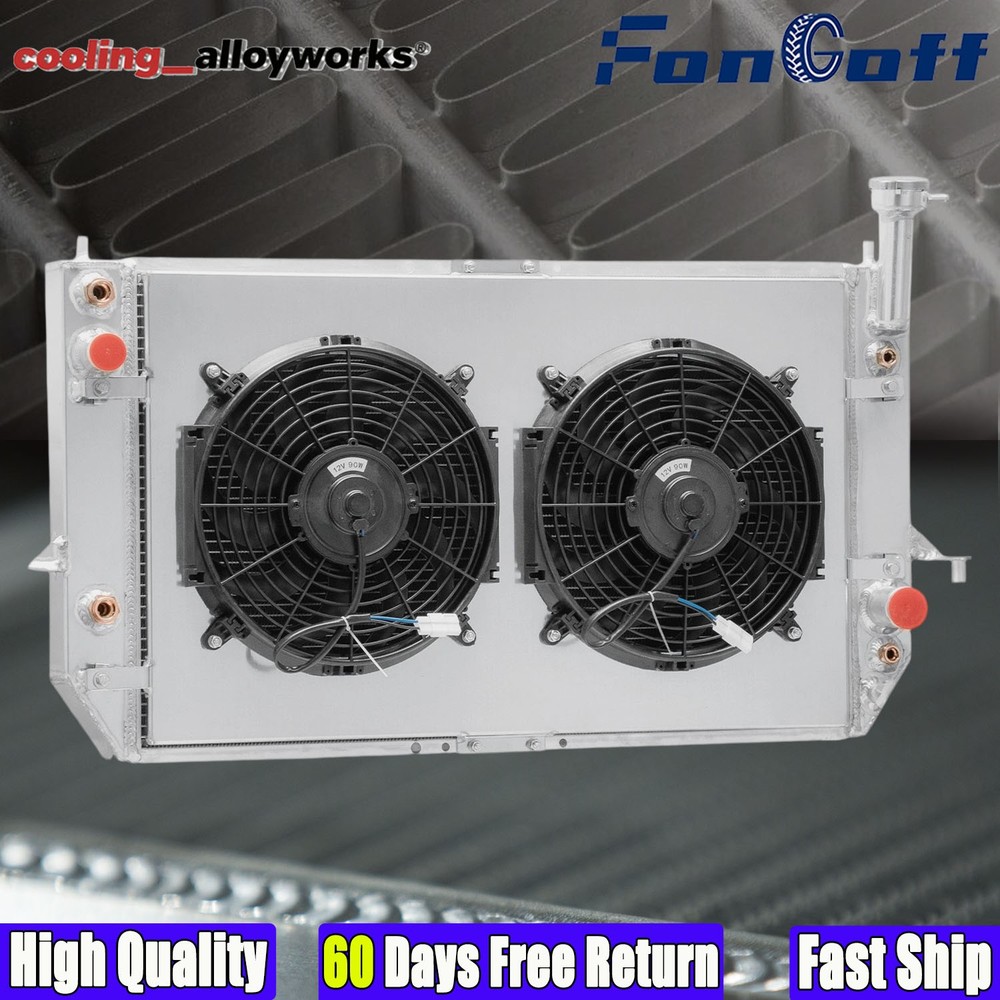 3 Row Radiator Shroud Fan Kits Fit 1996-2005 Chevy Astro/GMC Safari Base 4.3L V6