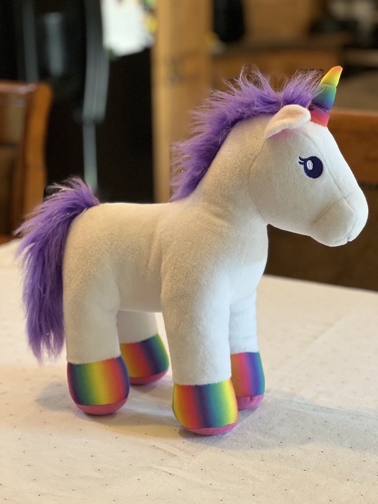 Build A Bear BAB Color Craze Rainbow Sparkle Unicorn Plush Stuffed Animal