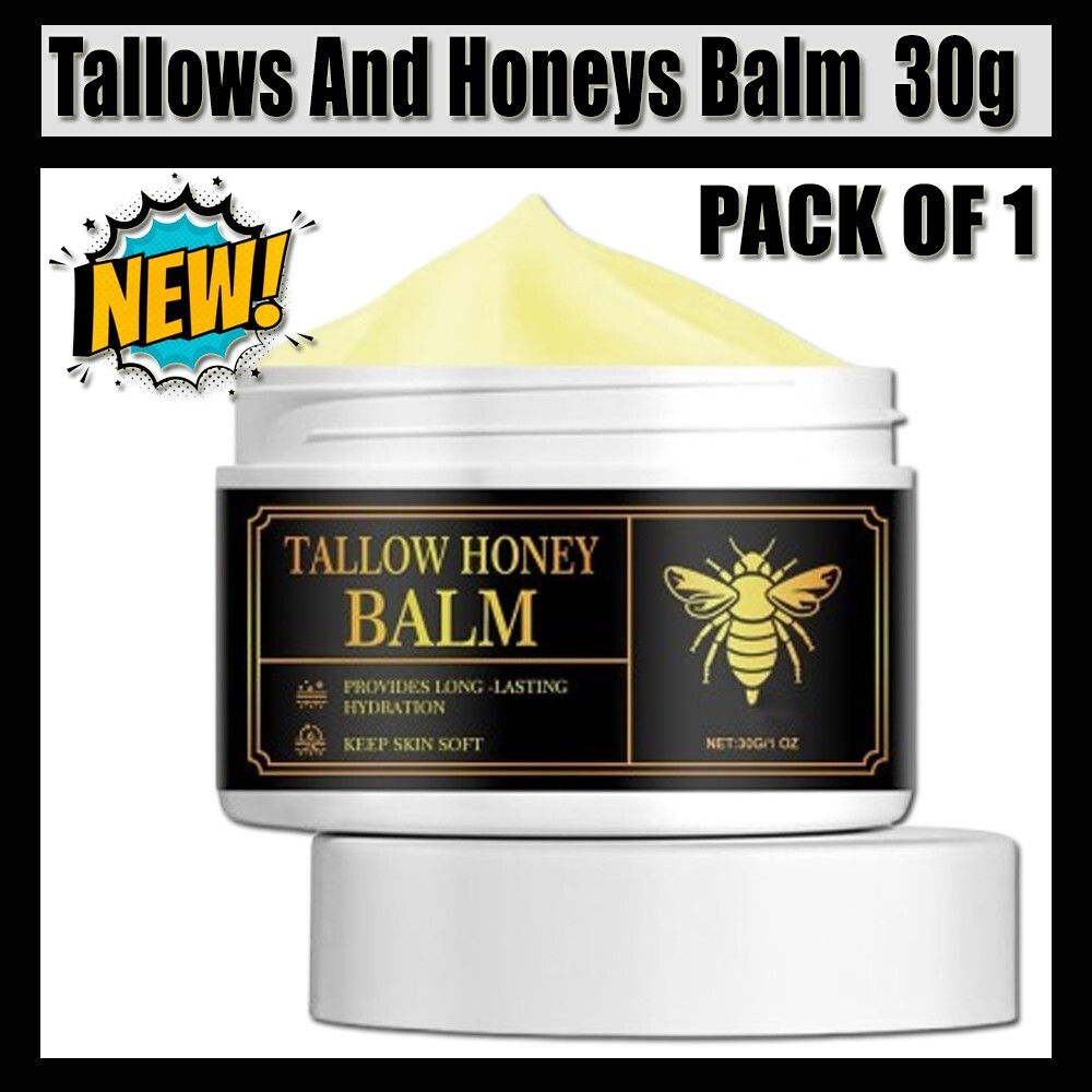 Organic Grass-Fed Whipped Beef Tallow for Skin – 1 fl oz