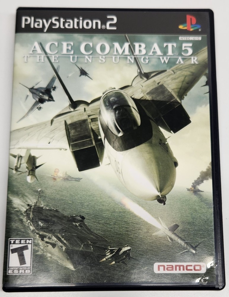 Ace Combat 5: The Unsung War (Sony PlayStation 2, 2004) PS2 No Manual, Tested-image