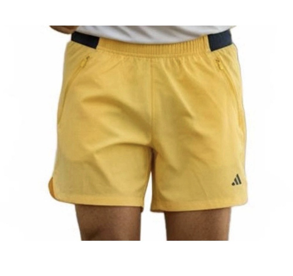 NWT Adidas Men’s XS Axis Training Shorts Spark Yellow Athletic 5