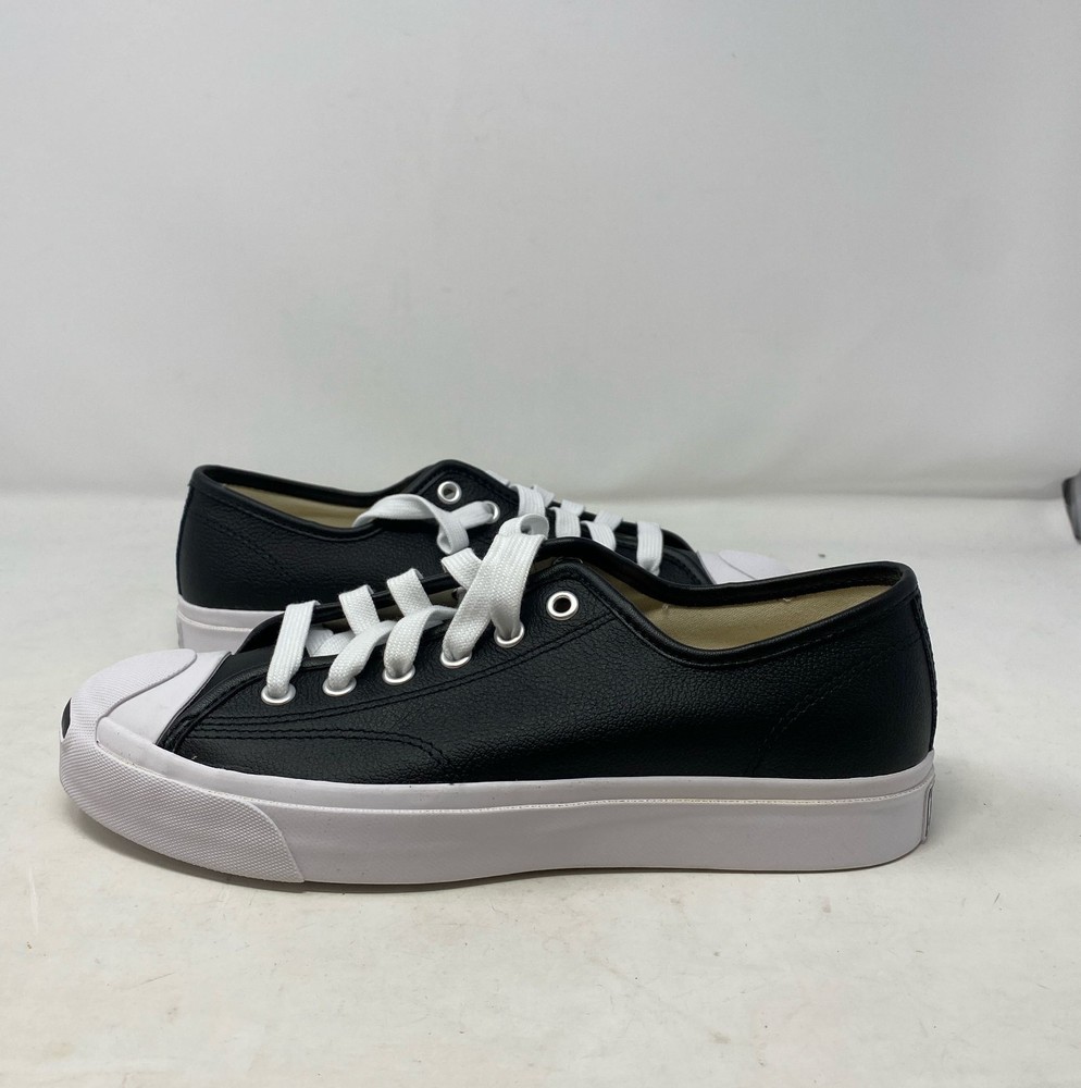 Converse Jack Purcell Gold Leather Ox Low Sneakers Black Men’s 6.5 / Women's 8