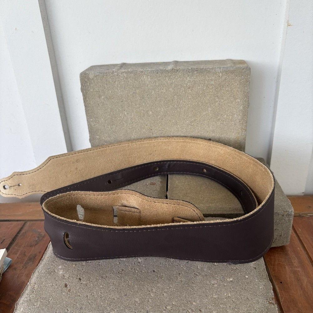 Guitar Strap Brown Leather
