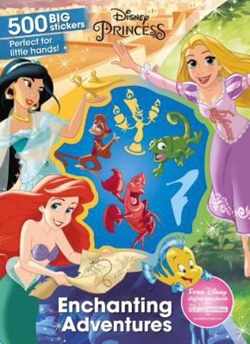 Disney Princess Enchanting Adventures Sticker Books ParragonFree US Delivery | ISBN:1474860354