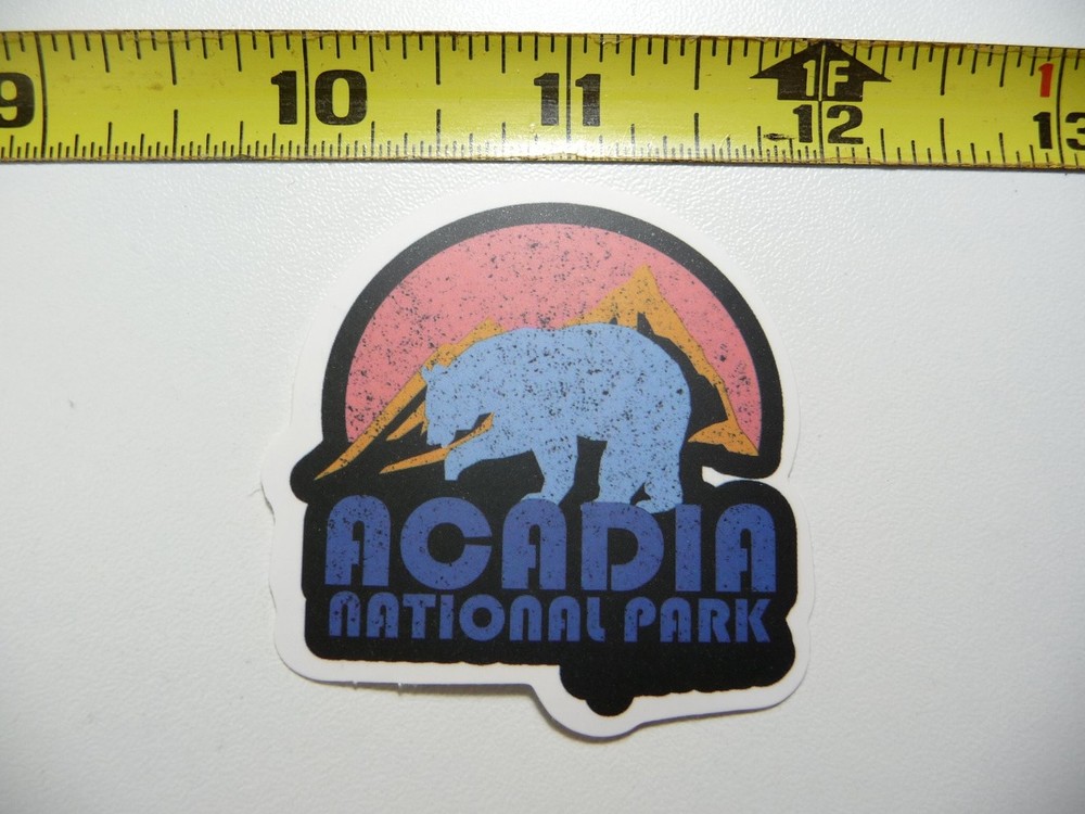 Acadia National Park Hiking Camping Nature Decal Sticker-image
