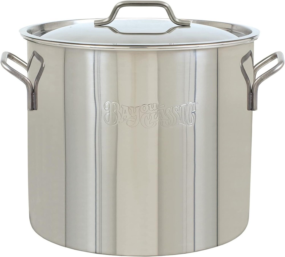 Classic 1430 30-qt stainless steel stockpot with heavy duty welding treatment