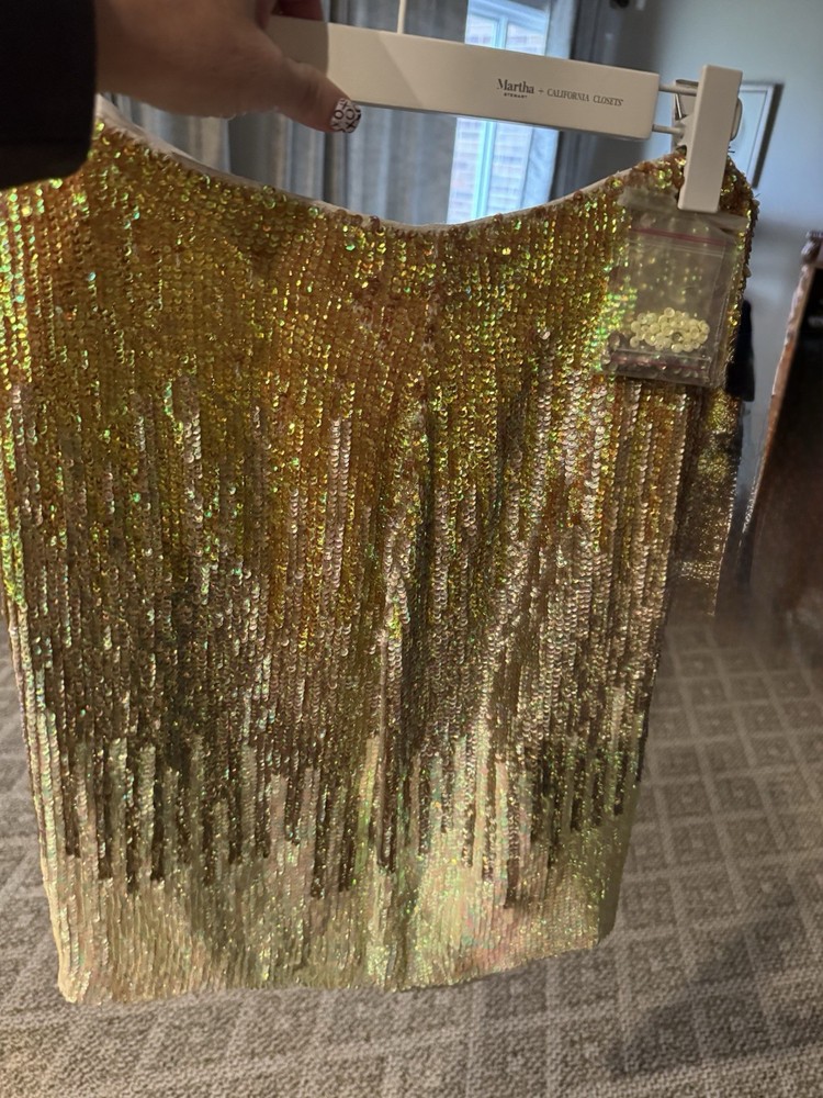 Versace Collection Iridescent Ombre Skirt Size 12