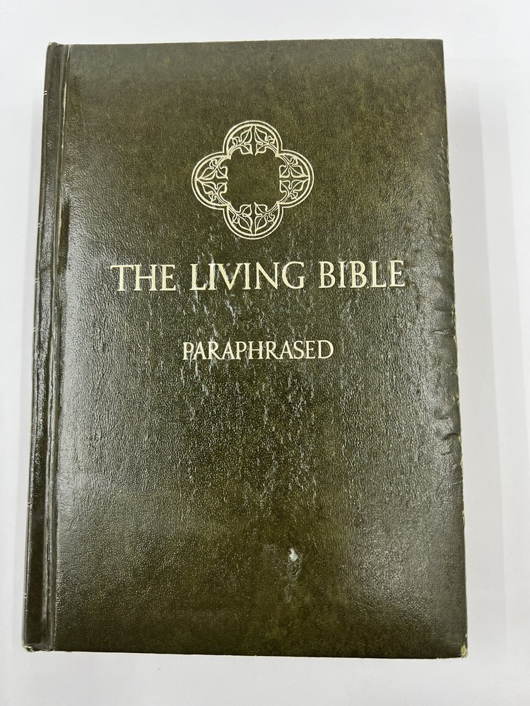 The Living Bible by Kenneth N. Taylor (1973, Hardcover)
