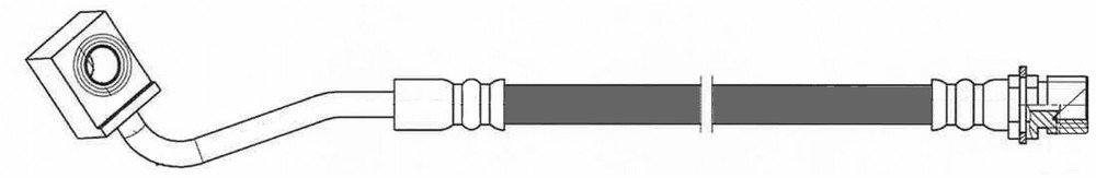 For 2011-2020 Jeep Grand Cherokee Premium Brake Hydraulic Hose Rear Left Centric